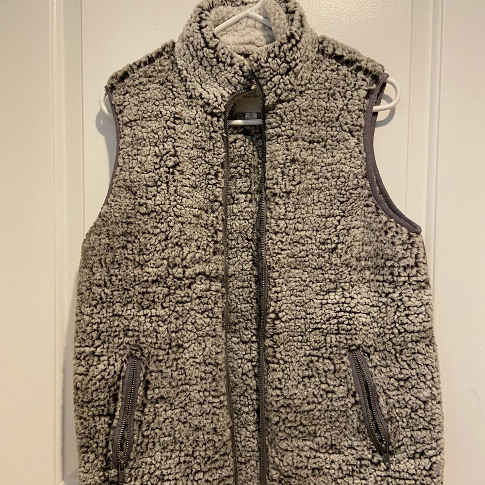 Fluffy vest